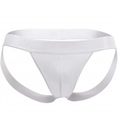 Briefs Mens Fashion Underwear Athletic Jockstraps for Men. Ropa Interior Colombiana - White_style_885 - CO18XQ797QT $55.60