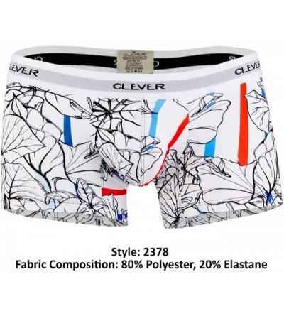 Boxer Briefs Masculine Boxer Briefs Trunks Underwear for Men - White_style_2378 - CF18HWRWL2L $32.32