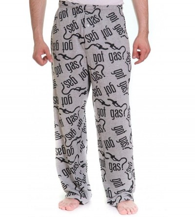 Sleep Sets Mens Got Gas Sleepwear Loungewear Pants (Heather Grey) - CI11PKRUSL1 $19.76