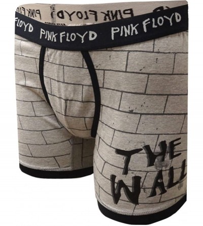 Boxer Briefs Men's Pink Floyd The Wall Boxer Briefs - C412F8VV8CB $41.12