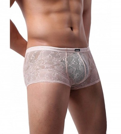 Boxer Briefs Men's Sexy Boxer Briefs Soft Low Rise Pouch Underwear - 3 Pack - C018OOGTIMN $13.18