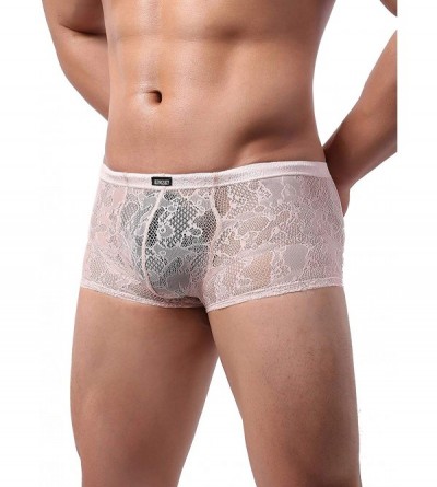 Boxer Briefs Men's Sexy Boxer Briefs Soft Low Rise Pouch Underwear - 3 Pack - C018OOGTIMN $13.18