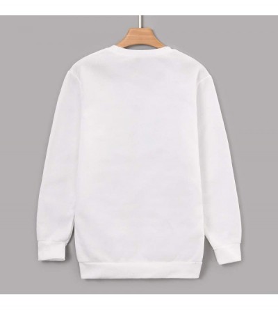 Sleep Tops Men Shirt Tee Top Blouse Autumn Pullover White Sweatshirt Short Sleeve Cotton Jumper - A-a - C818K7T0SX5 $13.52