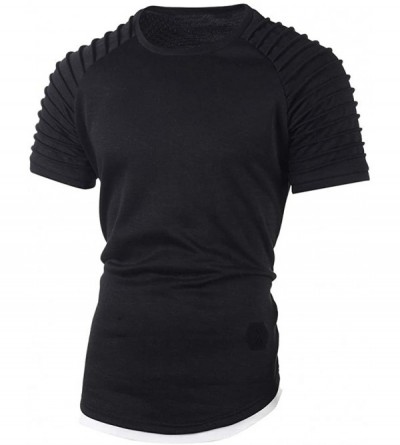 Thermal Underwear Autumn Long Sleeve Plaid Hoodie Hooded Sweatshirt Top Tee Outwear BlouseMen - 03 Black - CW18RWA3WOO $15.24