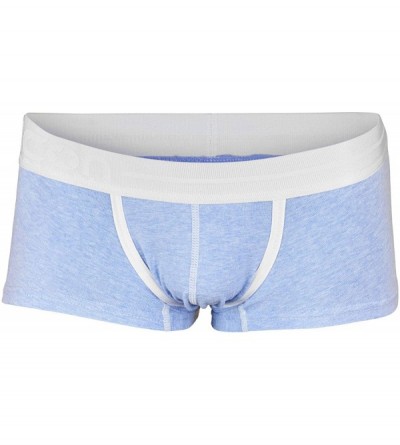 Boxer Briefs Low Rise Boxer Briefs Underwear Trunks Three-Pack Tagless No Ride Up - Sky Blue - CX18RAMKH0C $39.66