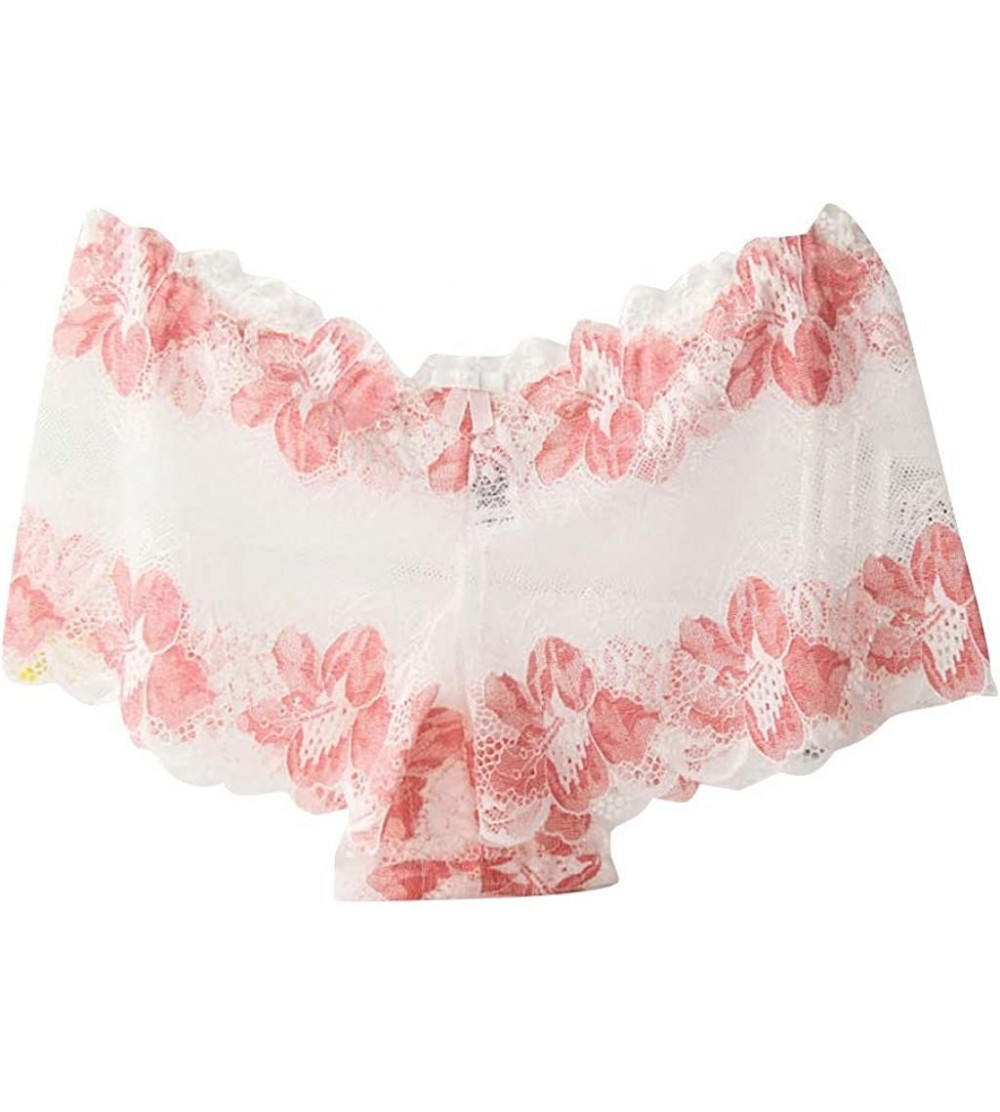 Bras Sexy Lingerie Lace Brief Underpant Sleepwear Underwear M-4XL - White - CK199U55WKE $15.41