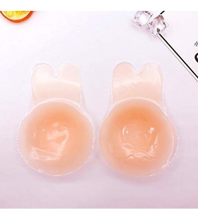 Accessories Breast Lift Silicone Nipplecovers Reusable Invisible Adhesive Nipple Pasties - Style 2 - CN19DSTEZCM $9.56