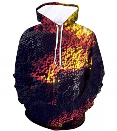 G-Strings & Thongs Men's Patterns Print 3D Digital Geometric Printed Sweaters Fashion Hoodies Sweatshirts Pullover - Black E ...