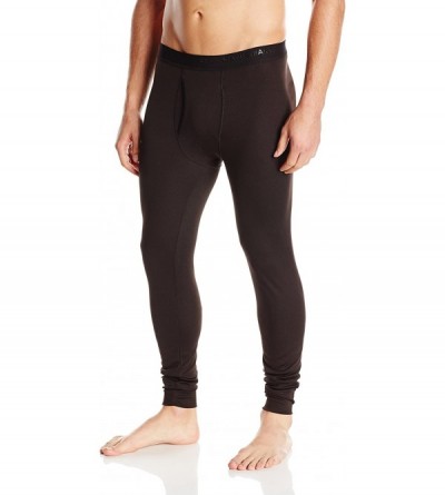 Thermal Underwear Men's Nano Mesh Lightweight Baselayer Long Pant - Black - CC1275OZN0H $15.27