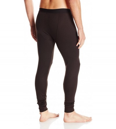 Thermal Underwear Men's Nano Mesh Lightweight Baselayer Long Pant - Black - CC1275OZN0H $15.27