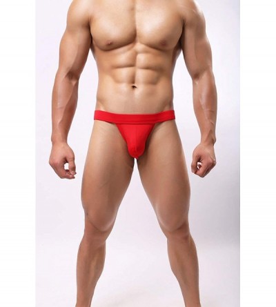 Briefs Men's Athletic Supporter Briefs Performance Jockstrap Underwear - 4-pack Mixed Color 02 - CN18WH7A5GH $25.74