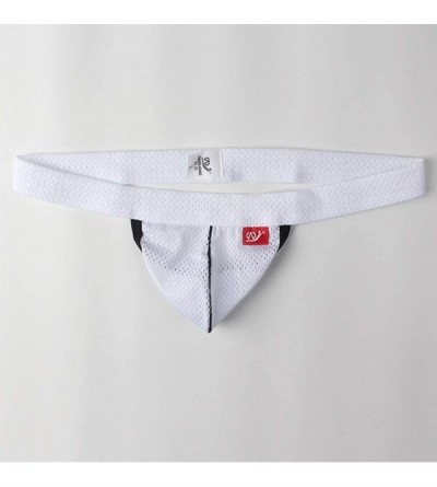 Boxer Briefs Men's Sexy Fashion Fishnet Underwear Shorts Underpants Soft Mesh Briefs G-String Underpants Boxer Briefs - White...