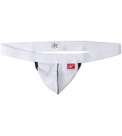 Boxer Briefs Men's Sexy Fashion Fishnet Underwear Shorts Underpants Soft Mesh Briefs G-String Underpants Boxer Briefs - White...