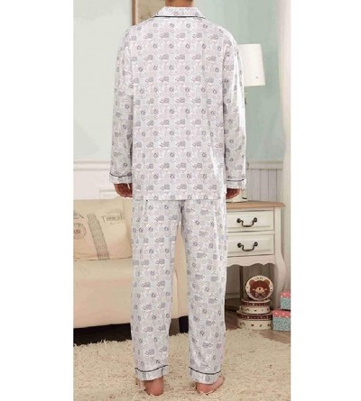 Sleep Sets Men Loungewear Summer Everyday Cotton 2 Piece Set Pajama Sleep Set - As3 - CT19E722U5H $20.80
