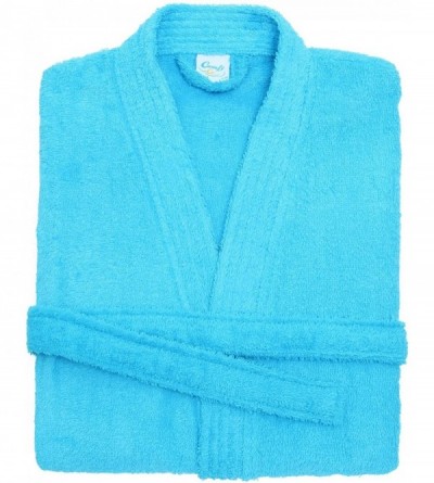 Robes Unisex Bath Robe/Loungewear - Bottle Green - CT11Y04HLZB $33.14
