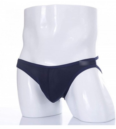 G-Strings & Thongs Jockstrap Tangas Briefs Cueca Male Panties Mens Thongs Pouch Underwear Jocks Mesh Breathable - White - CD1...