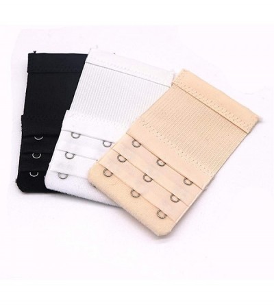 Accessories 5Pcs Bra Extenders Strap Buckle Extension 3 RowsHooks Extender Sewing Tool Intimates Accessories for Women - Skin...