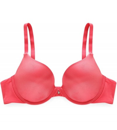 Bras Women's Perfectly Fit T-Shirt Bra Underwire Push-Up Bra Lightly Lined - Angel Pink - CC188TOQSUU $17.16