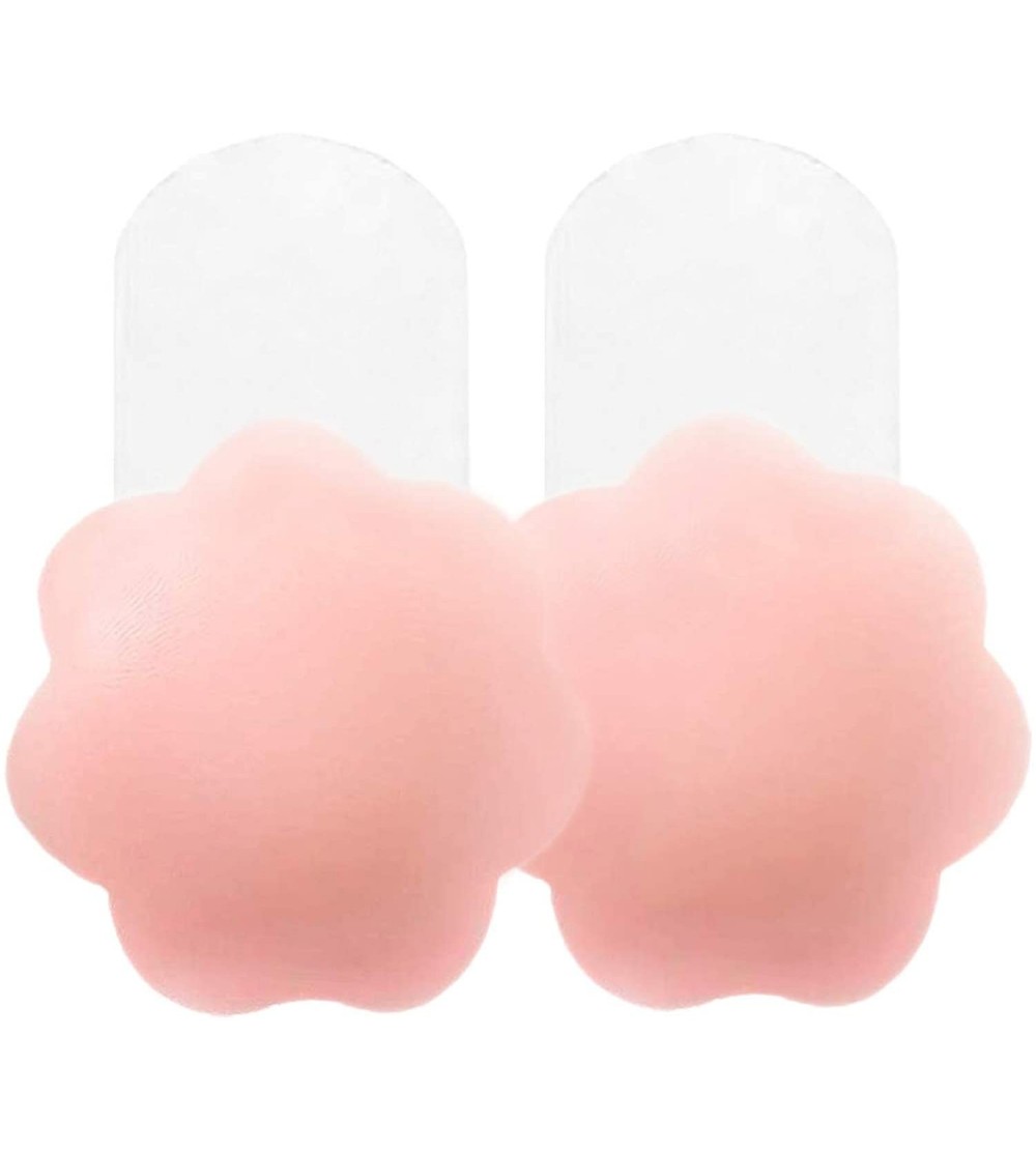 Accessories Nipplecovers Silicone Sticky Bra Reusable Breast Lift Nipple Cover Pasties Strapless Backless Bras 4.3inc(Round) ...