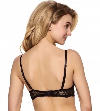 Bras Ginger Lace Caged Contour Bra | Support - Black - CD18WDHLL60 $20.03