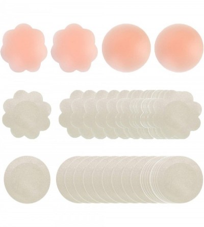 Accessories Nipple Cover Pasties 42 Pairs Adhesive Pasties Sticky Bra - Skin - CF18DUN788L $14.91