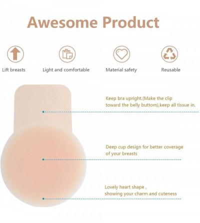 Accessories Silicone Nipple Cover - 2020 New Women Lift Pasties Reusable Invisible Breast Bra for Backless Strapless - Beige ...