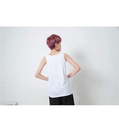 Bustiers & Corsets Women Breast Chest Binder Breathable Tank Top for Tomboy Lesbian - White - C318ZLXG92X $20.60