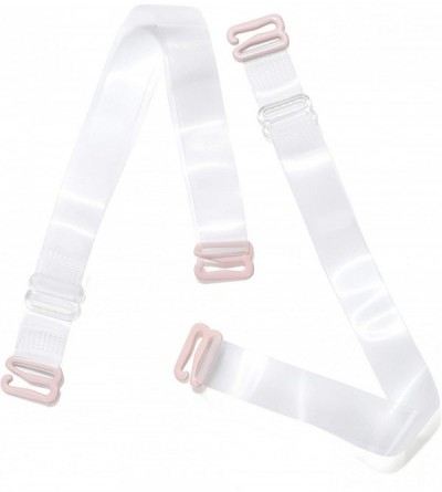 Accessories Invisible Clear Bra Strap Non-Slip Adjustable Bra Strap Soft Transparent Shoulder Strap 2 Pairs - 15mm Width - C6...
