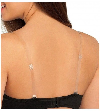 Accessories Invisible Clear Bra Strap Non-Slip Adjustable Bra Strap Soft Transparent Shoulder Strap 2 Pairs - 15mm Width - C6...