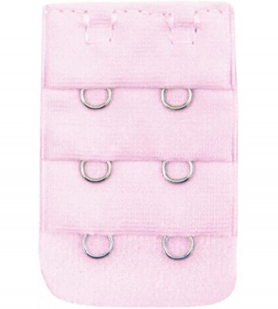 Accessories Bra Extender Bra Band 2x3 Hooks Strap Adjustable Extension - Pink - C118XOOR39I $8.05
