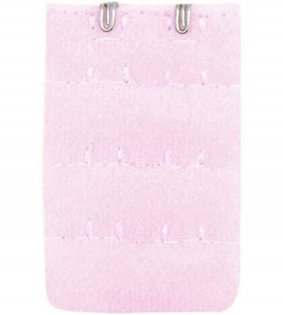 Accessories Bra Extender Bra Band 2x3 Hooks Strap Adjustable Extension - Pink - C118XOOR39I $8.05