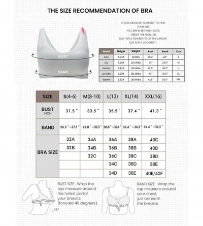 Bras Women Soft Wireless Bra Comfort Easylite Seamless Skinny Wirefree Underwear with Removable Pads - Cold White - CY1989743...