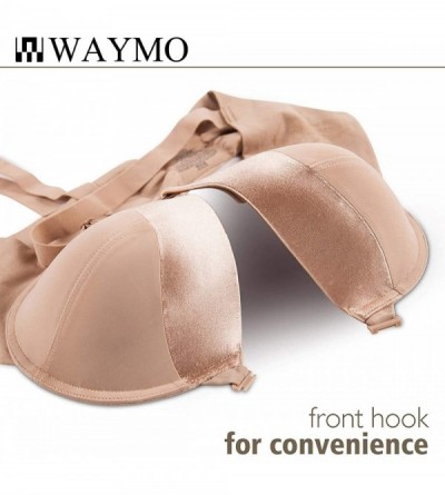 Bras Front Closure Bra for Womens Plus Size Support Underwire Bra Full Coverage for 38D-46DDD Cup - Beige-1 - CU195QDNKWM $9.36