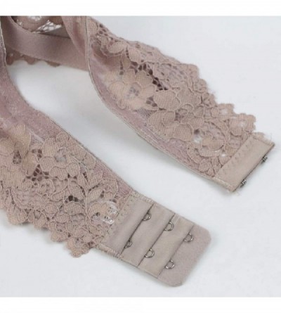 Bras Women's Lace Lift Uplifting Push Up Brassiere Cozy Sexy Bras - Khaki - CT18IQAIU7Z $12.81