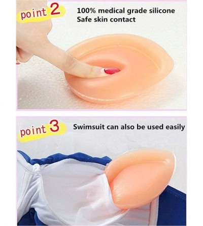 Accessories Silicone Gel Bra Inserts Push Up Breast Pads Bra Bust Enhancer - Nude - CO196AWR724 $14.76