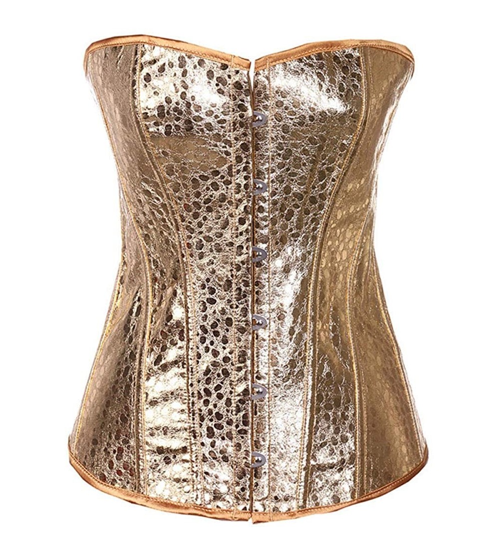 Bustiers & Corsets Women's Exotic Costumes Steampunk Corset Women Gothic Corsets and Bodice Overbu - 1 - CB19D3R34RX $26.11