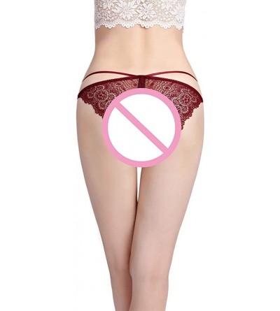 Accessories Women Sexy Transparent Lace Panties Briefs Underwear Elastic Lingerie A B C D E F G M-2XL - B - CD18KZMQSHI $11.93