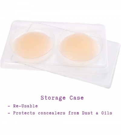 Accessories Headlight Hiders Thin Reusable Silicone Nipple Pasties - Nude - CD113FE7INR $16.83
