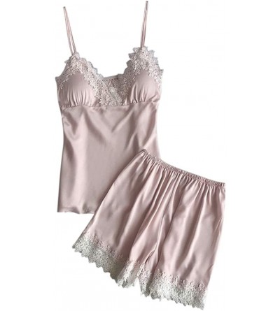 Baby Dolls & Chemises Lingerie Bodysuit for Women 2Pc Set Plus Size Lace Nightwear Babydoll Short Sleepwear Multicolor S-XXXL...