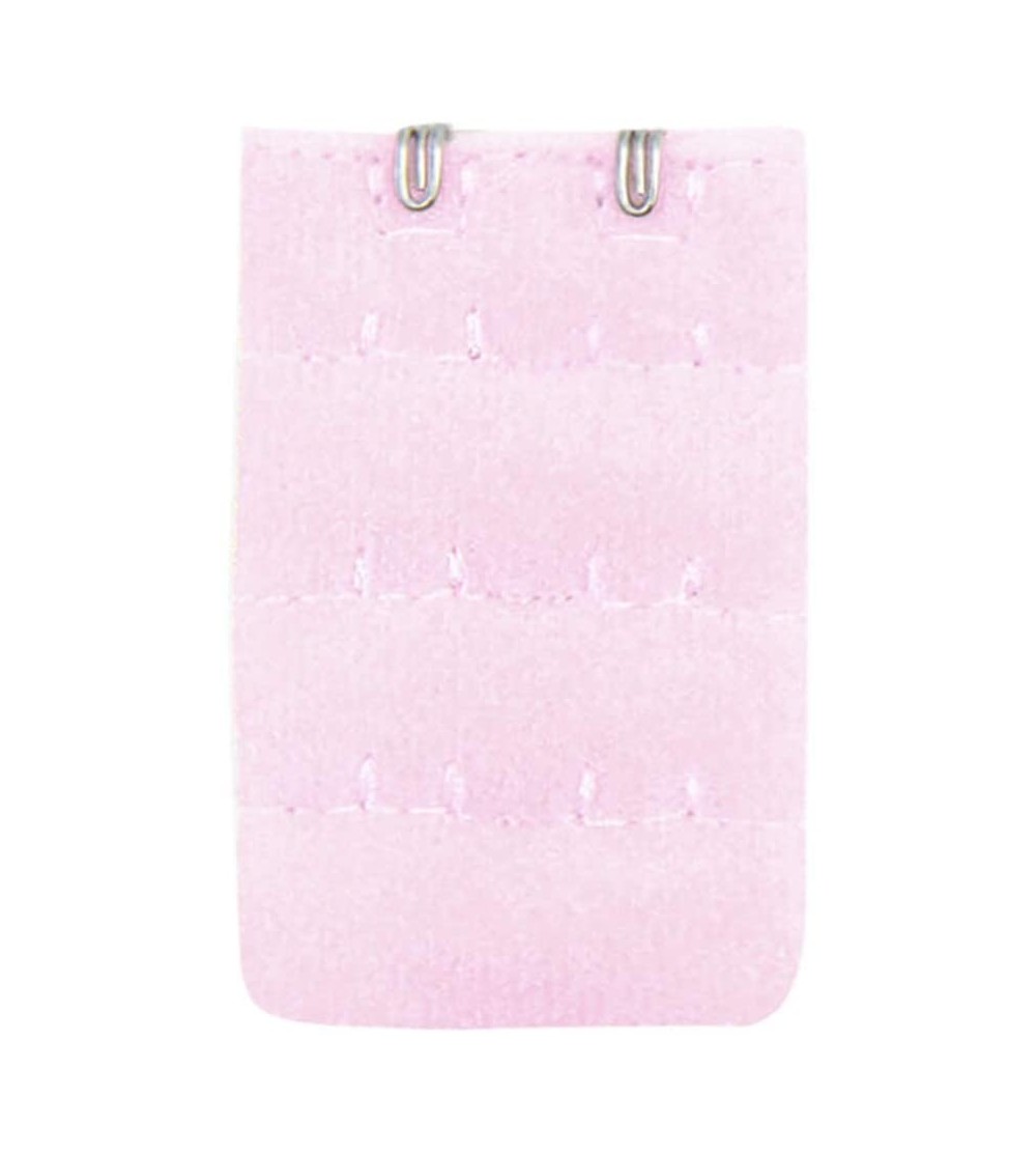 Accessories Women Soft Comfortable Bra 2x3 Hooks Extender Strap Adjustable Extension - Pink - C0199UUM78W $10.59