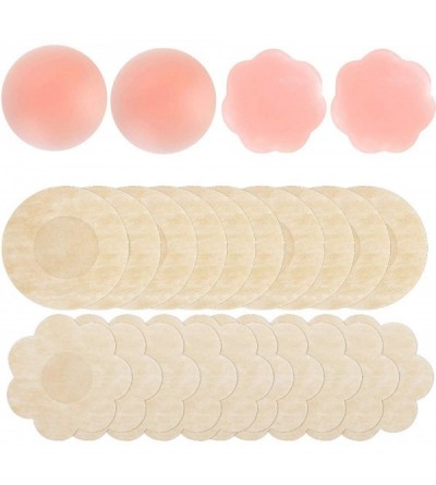 Accessories 24PCS Nipple Covers Nipple Pasties Silicone Bra Nipple Stickers with 4 Reusable Silicone Nipple Covers 20 Breast ...