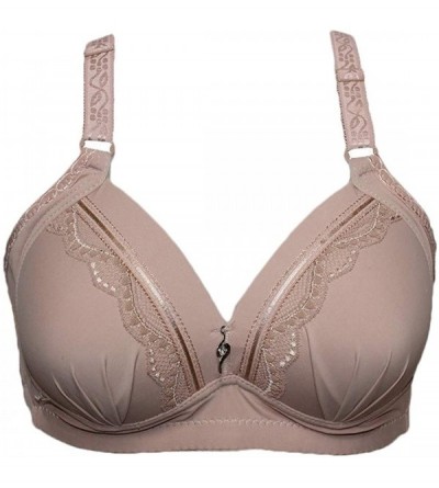 Bras Push Up No Underwire Breathable Plus Size Everyday Bras - Nude - CV18T7DAQHI $28.61