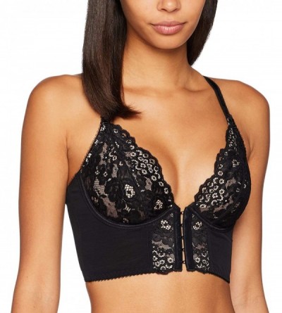Bras Womens Amour Accent Underwired Bralette - Black/Pink - CD18GTW3OZ0 $39.44