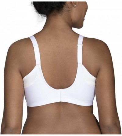 Bras Women's Beauty Back Smoothing Wirefree Bra - Full Figure With Side Smoothing - White - CS1923ODHXY $21.40