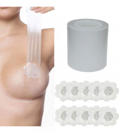 Accessories Transparent Breast Lift Tape and 10 Pcs Lace Petal Backless Nipple Cover Set-Fashion Medical Athletic Body Boop P...