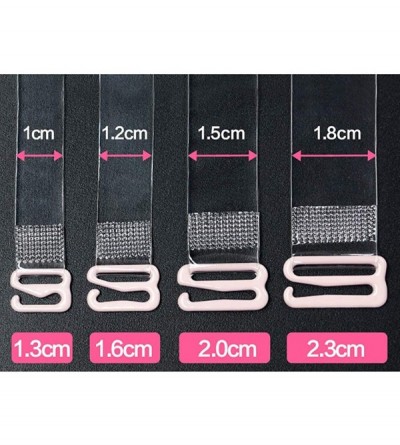 Accessories Clear Bra Straps Invisible Removable Soft Transparent Shoulder Strap Replacement 4Pairs - 18mm Width - CE18TGDX5O...