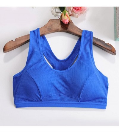 Bustiers & Corsets Vest 2020 Summer Popular Yoga Wrap Chest Womens Sports Bra - Dark Blue3344 - CF18RXIZEGT $12.62