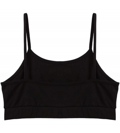 Baby Dolls & Chemises Women's Spaghetti Straps Short Cami Cropped Tank Tops Vest Workout Beachwear - CH19CD05CC7 $12.21
