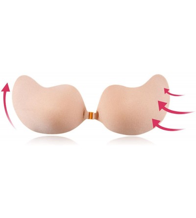 Accessories Newdeve Nipple Cover Breast Petal Women's Silicone Bra - Flesh - C8184TWQGO9 $38.07