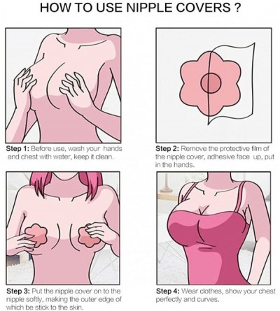 Accessories Nipple Covers Silicone Breast Covers Nipple Pasties Invisible Silicone Nipple Concealers 2 Pairs - C4189C5ULGC $1...